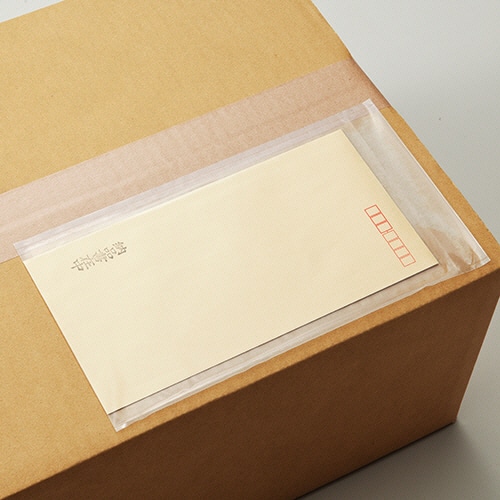 TANOSEE デリバリーパック エコノミータイプ 長3 透明 1セット(2000枚:100枚×20パック)(ご注文単位1セット)【直送品】