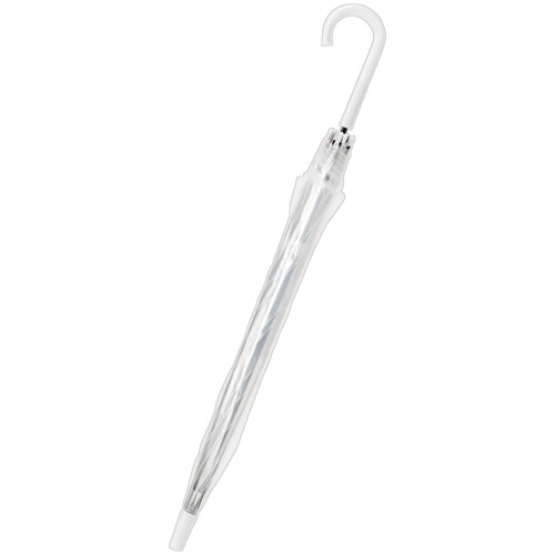 伊藤忠リーテイルリンク　ワンタッチビニール傘　50cm　クリア　NK-1　1セット（6本）（ご注文単位1セット）【直送品】