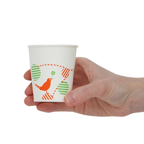 ファーストレイト ペーパーカップ ロースタッキング仕様 森のおともだち 150ml(5オンス) FR-5367 1セット(4000個:1000個×4パック)(ご注文単位1セット)【直送品】