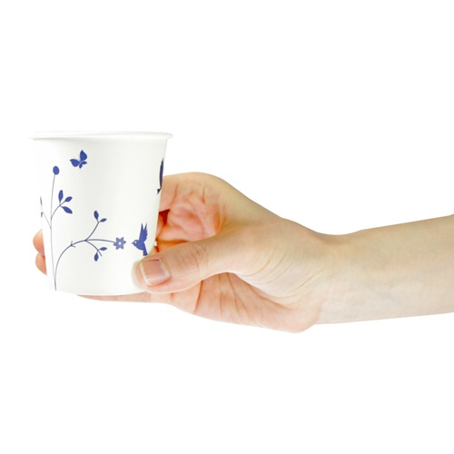 ファーストレイト ペーパーカップ ロースタッキング仕様 インディゴ(花火・草原) 150ml(5オンス) FR-5363 1セット(4000個:1000個×4パック)(ご注文単位1セット)【直送品】