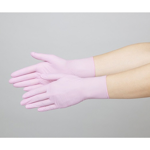 エブノ ニトリルトライ3 ピンク パウダーフリー SS No-567 1セット(3000枚:100枚×30箱)(ご注文単位1セット)【直送品】