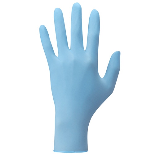 ショーワグローブ No.8810 ニトリスト・ニューフィット パウダーフリー SS ブルー NO.8810-SS 1セット(1000枚:100枚×10箱)(ご注文単位1セット)【直送品】