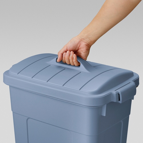 リス ベルク 角型 45D 47L フタ ブルー GBEC257 1個（ご注文単位1個）【直送品】