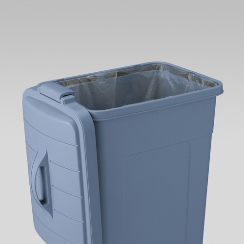 リス ベルク 角型 90D 99L フタ ブルー GBEC265 1個（ご注文単位1個）【直送品】