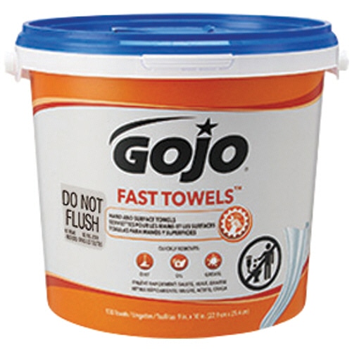 ゴージョー ハンドクリーナータオル バケットタイプ 6298-04 1個(130枚)/個（ご注文単位1個）【直送品】