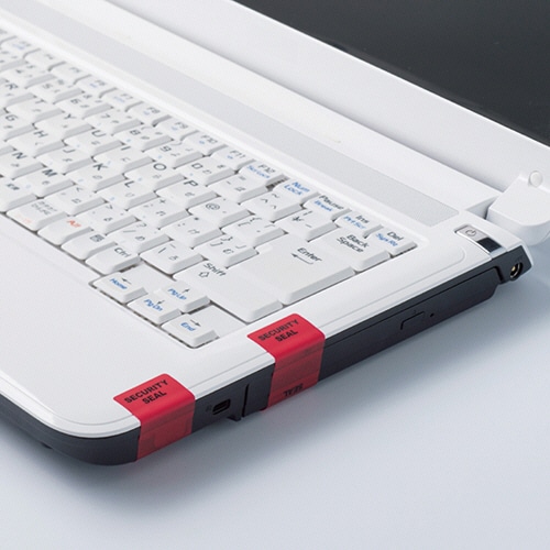 ヒサゴ 貼った面に跡が残らない開封防止シール A6 9面 レッド OP2434 1パック(10シート)/冊(ご注文単位1冊)【直送品】