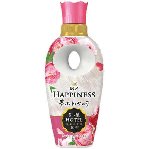 P&G レノアハピネス 夢ふわタッチ 華やかに香るアンティークローズの香り 本体 450mL 1本（ご注文単位1本）【直送品】