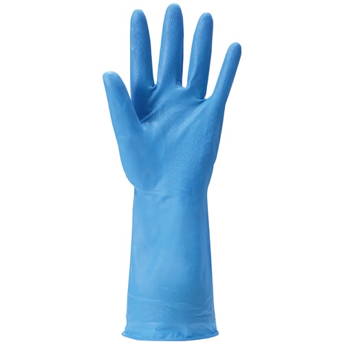 ダンロップホームプロダクツ 生分解性ニトリルゴム うす手手袋 M ブルー 9597 1双（ご注文単位1双）【直送品】