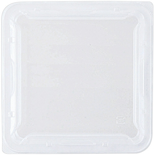 アヅミ産業 冷凍・レンジ対応容器 蓋 クリア TH1818FT 50枚/パック（ご注文単位1パック）【直送品】
