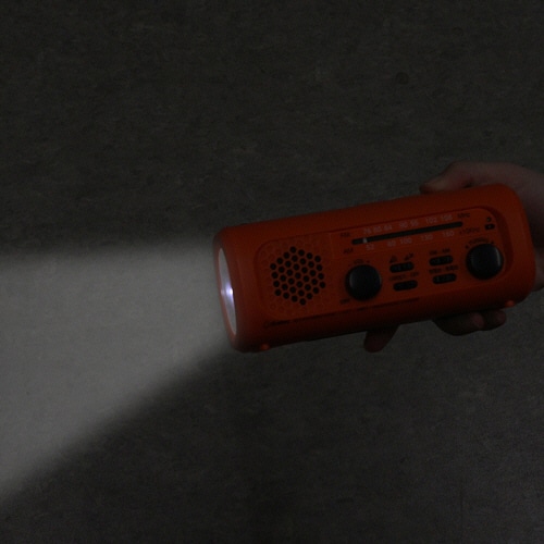 ドリテック さすだけ充電ラジオライト3 オレンジ PR-323ROR 1台(ご注文単位1台)【直送品】