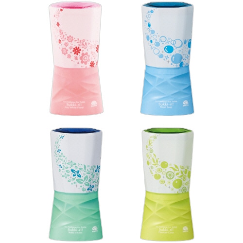 アース製薬 トイレのスッキーリ! 置き型 香りお試し4種アソート (ソープ・ミント・シトラス・ホワイトフローラル) 1セット（ご注文単位1セット）【直送品】