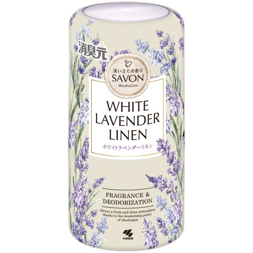 小林製薬 消臭元 SAVON ホワイトラベンダーリネンの香り 本体 400mL 1個（ご注文単位1個）【直送品】