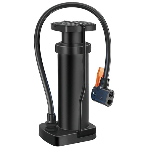 ウィキャン WETECH コンパクト足踏み式空気入れ ブラック WJ-9218 1台/個（ご注文単位1個）【直送品】