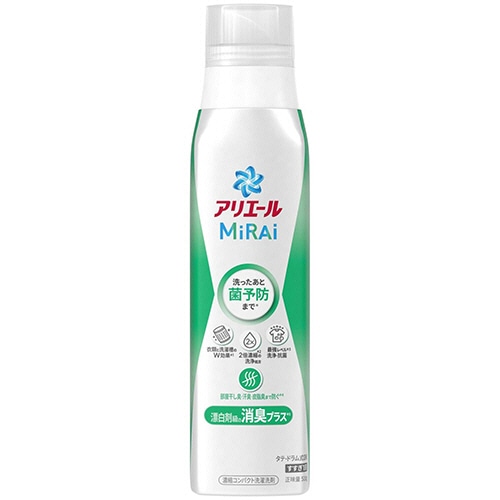 P&G アリエール ミライ 消臭プラス 本体 大 510g 1本（ご注文単位1本）【直送品】