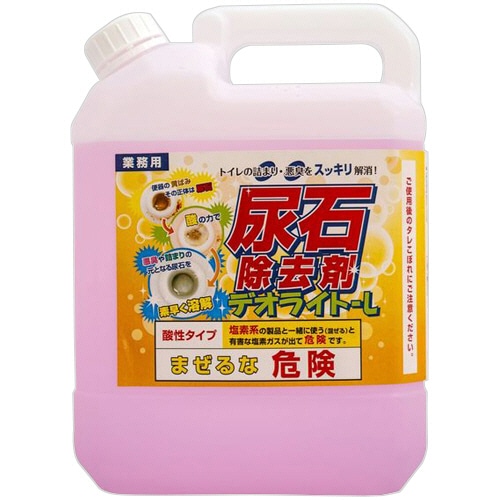 和協産業 業務用尿石除去剤 デオライトL 4kg 1本（ご注文単位1本）【直送品】