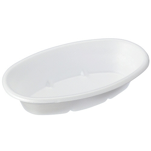 デンカポリマー 発泡カレー皿 50枚/パック（ご注文単位1パック）【直送品】