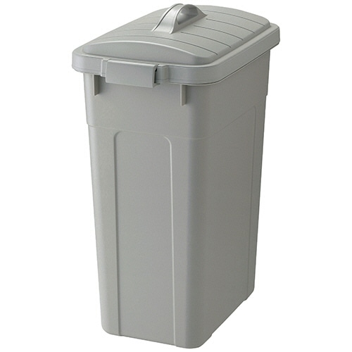 リス WORK&WORK バイオペール 角型 45D 47L 本体 グレー DS-986-770-0 1個/台(ご注文単位1台)【直送品】