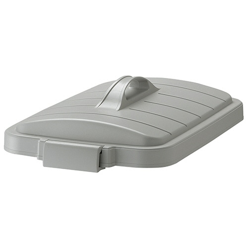 リス WORK&WORK バイオペール 角型 45D 47L フタ グレー DS-986-771-0 1個(ご注文単位1個)【直送品】