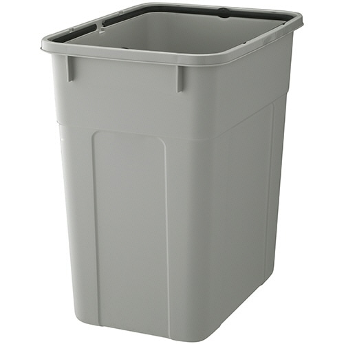 リス WORK&WORK バイオペール 角型 90D 99L 本体 グレー DS-986-774-0 1個/台（ご注文単位1台）【直送品】