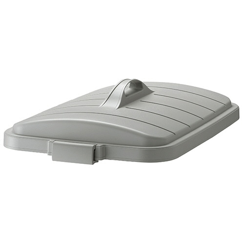 リス WORK&WORK バイオペール 角型 90D 99L フタ グレー DS-986-775-0 1個(ご注文単位1個)【直送品】