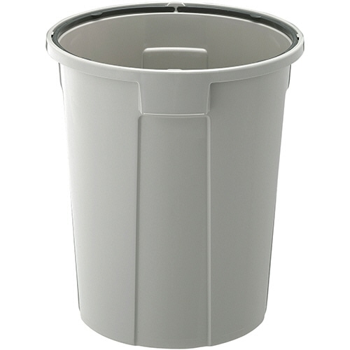 リス WORK&WORK バイオペール 丸型 45L 本体 グレー DS-986-776-0 1個/台（ご注文単位1台）【直送品】