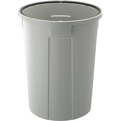 リス WORK&WORK バイオペール 丸型 90L 本体 グレー DS-986-780-0 1個/台（ご注文単位1台）【直送品】