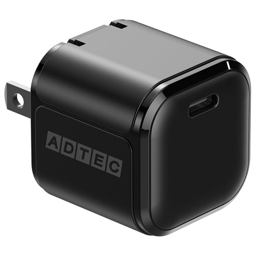 アドテック PowerDelivery対応 AC充電器 33W ブラック APD-V033C-BK 1個(ご注文単位1個)【直送品】