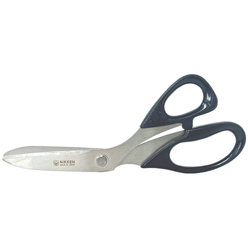 ニッケン刃物 厚紙切りはさみ ブラック AG-1500 1本（ご注文単位1本）【直送品】