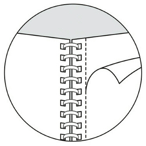 コクヨ キャンパス ソフトリングノート(ドット入り罫線 カットオフ) セミB5 B罫 40枚 ブルー ス-S111BT-DB 1冊（ご注文単位1冊）【直送品】