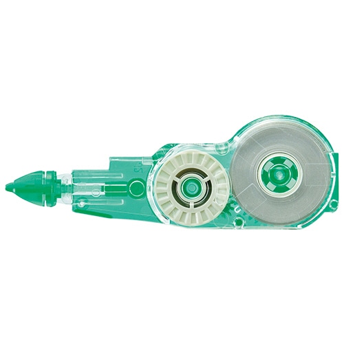 TANOSEE 修正テープ 詰替カートリッジ 6.0mm幅×10m 緑 1個（ご注文単位1個）【直送品】