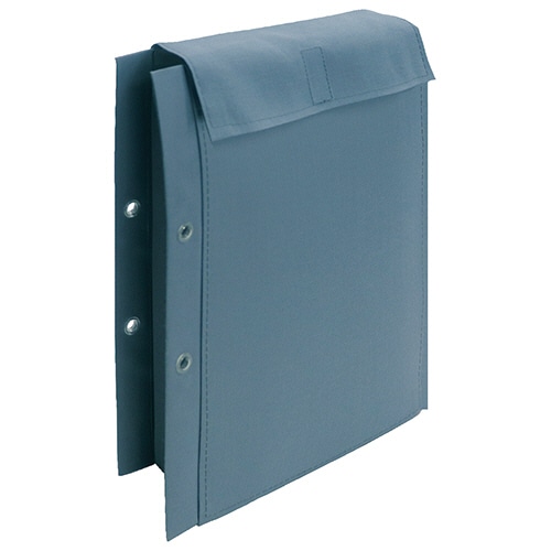 桜井 図面袋スターパックエコ 濃ネズ A4 小 W215×D30×H297mm 面ファスナータイプ 2穴 6φ A45SK6S 10枚/パック（ご注文単位1パック）【直送品】