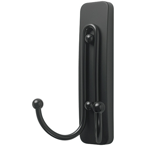 3M コマンドフック ダブルフック マットブラック フック1個+タブ2枚 CMD-WM /パック（ご注文単位1パック）【直送品】