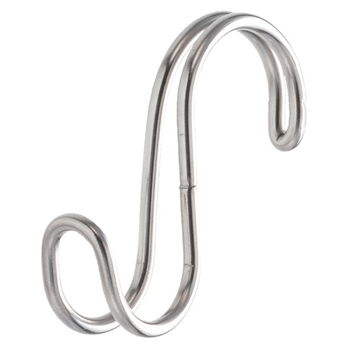 光 W用途フック 60×17×52mm シルバー STWF-63 1個（ご注文単位1個）【直送品】