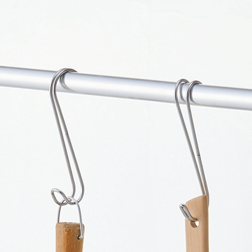 光 W用途フック 60×17×52mm シルバー STWF-63 1個(ご注文単位1個)【直送品】