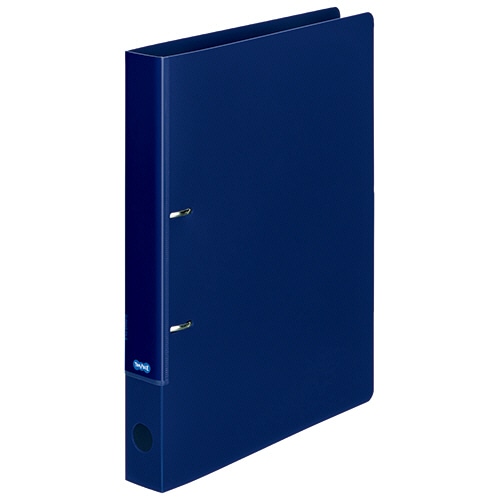 TANOSEE ツイストDリングファイル(OBP配合) A4タテ 2穴 230枚収容 25mmとじ 背幅36mm ネイビーブルー 1冊（ご注文単位1冊）【直送品】