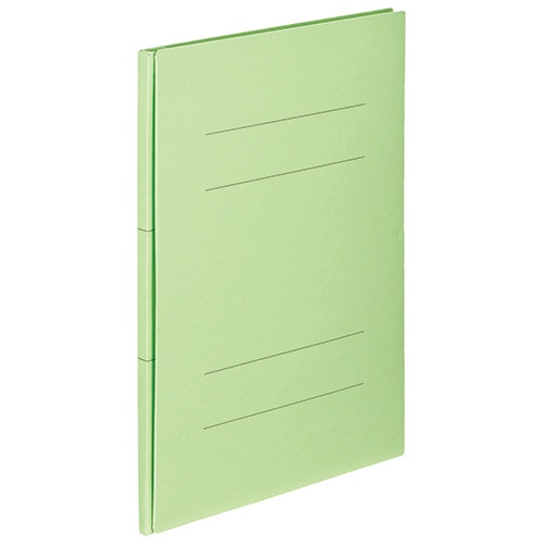 TANOSEE 背幅伸縮フラットファイル(エコノミータイプ) A4タテ 約800枚収容 背幅18~98mm グリーン 1冊（ご注文単位1冊）【直送品】
