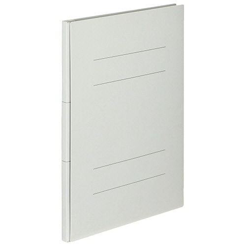 TANOSEE 背幅伸縮フラットファイル(エコノミータイプ) A4タテ 約800枚収容 背幅18~98mm グレー 1冊（ご注文単位1冊）【直送品】