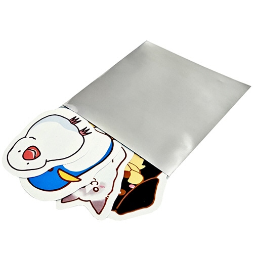 今村紙工 アルミ蒸着袋 フタ・テープ付 85×85+30mm AJ-85 100枚/パック(ご注文単位1パック)【直送品】