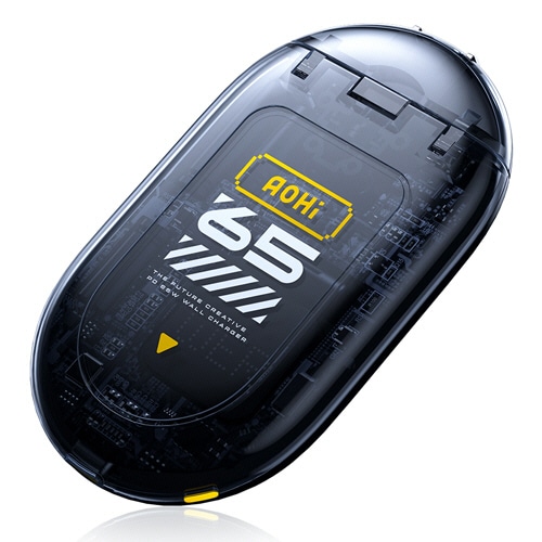 アオハイ THE FUTURE ULTRA-THIN 65W GAN+ 充電器 EN-FT65BL1 1個(ご注文単位1個)【直送品】