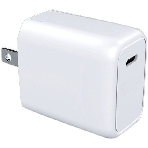 ハイディスク 急速充電できる PD20W対応 USB充電器(USB-C×1) ホワイト HD-AC1P20WH 1個/台(ご注文単位1台)【直送品】