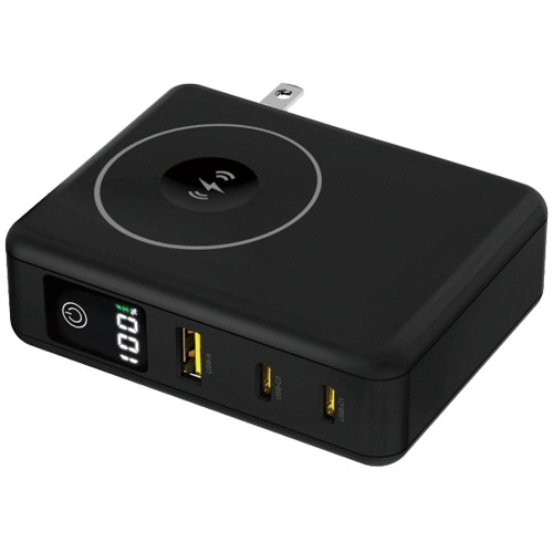 ハイディスク PD65W 残量パーセント表示 モバイルバッテリー 10000mAh ブラック HD2-MBACPD65W10TGBK 1個/台(ご注文単位1台)【直送品】