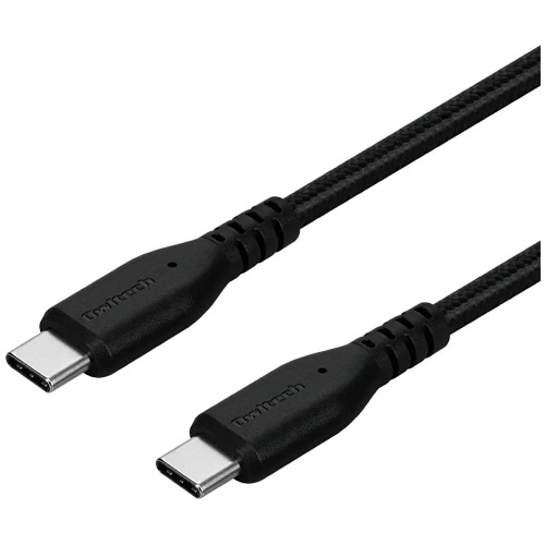 オウルテック やわらか超タフ C to Cケーブル PD60W対応 1.0m ブラック OWL-CBA4CC10-BK 1本/個（ご注文単位1個）【直送品】