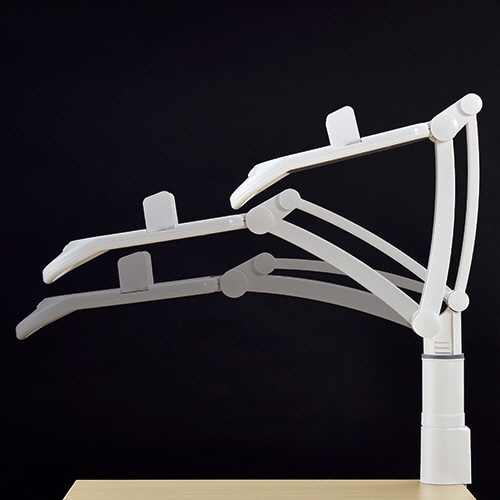 アスカ テレホンスタンドフレックス ホワイト TS9802 1台(ご注文単位1台)【直送品】