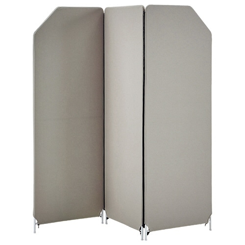 林製作所 クロスZIPスクリーン 3連タイプ ライトグレー YS-N3LG 1台（ご注文単位1台）【直送品】