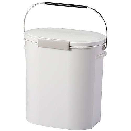 アスベル エバン 生ゴミペール 11L 中バケツ付き ホワイト A6008 1台/個（ご注文単位1個）【直送品】