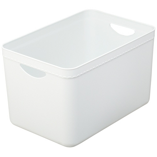 天馬 やわらか収納ケース レギュラー 深型 ホワイト 1個（ご注文単位1個）【直送品】