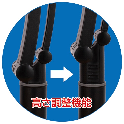 アスカ テレホンスタンドフレックス ブラック TS9802BK 1台(ご注文単位1台)【直送品】