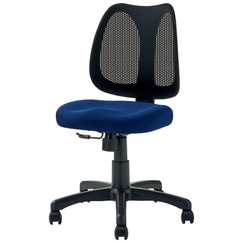 ナカバヤシ ソリッドメッシュチェア ネイビー RZS-201NB 1脚（ご注文単位1脚）【直送品】
