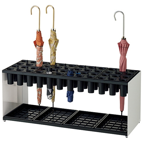 テラモト モノシュート傘立 48本用 ホワイト UB-290-048-8 1台(ご注文単位1台)【直送品】