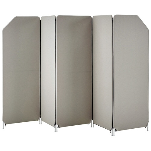 林製作所 クロスZIPスクリーン 5連タイプ ライトグレー YS-N5LG 1台（ご注文単位1台）【直送品】